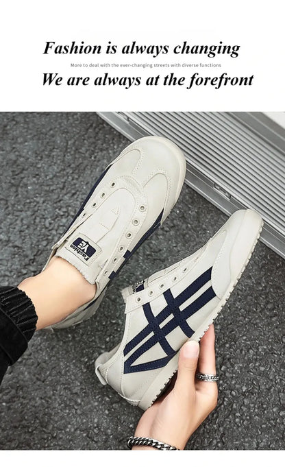Кроссовки Мужские Men's Shoes Fashion Outdoor Casual Footwear Light Walking Flats Men's Sneakers Lace Up Flats Zapatillas Hombre