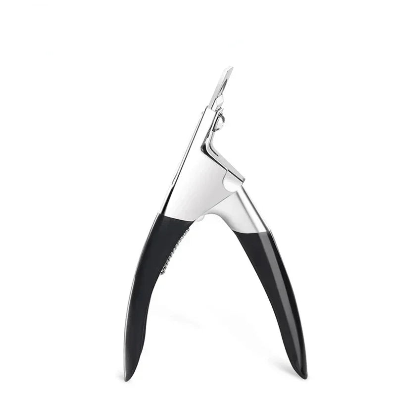 Professional U-Shaped False Nail Cutter, Straight Edge Fake Nail Tip Clipper, Manicure Pliers Nail Capsule Guillotine Tool