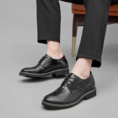 Business Men Elevator Shoes Leisure Height Increase Insole 6cm High Heel Tall Man