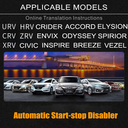 Auto Start Stop Off For Honda 10th Generation Accord Civic HRV URV CRV ZRV Inspire Breeze Crider Envix Auto Start-stop Disabler