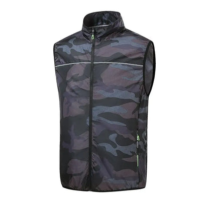 AKOOUS 12V/5V USB 4 Fans Cooling Vest Men Wearable Air Conditioned Clothes for Outdoor Work Fishing Hiking Loose Cool Vest