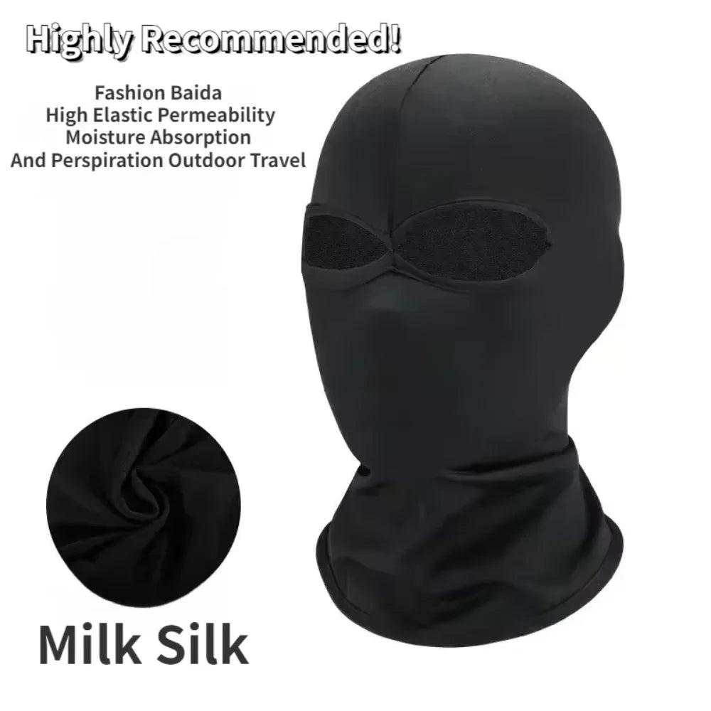 Lot de 2 masques noirs fins pour cosplay, pour adultes et enfants. Accessoire de cosplay et costumes d'Halloween. Couvre-chef respirant.