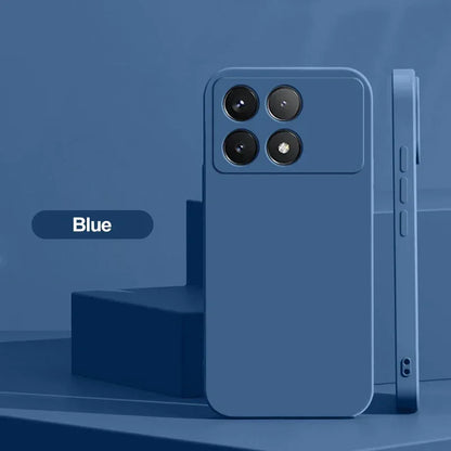 Poco X6 Pro Case Liquid Silicone Phone Case For Xiaomi Poco X6 Pro Poco X 6  X6Pro Pocox6 Pro 5G Shockproof Soft Cover