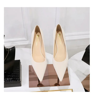 BIGTREE Shoes Women 4.5 Cm Heels Pointed Toe Woman Pumps Fashion Kitten Heels Large Size 34-43 Sexy Mid Heeled Female Shoes 2026