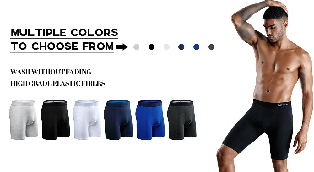 4pieces BONITOS Cotton Boxer Briefs Letter Waistband Men's Panties Print Boxers Underwear Men Underpants Gift Christmas Hat