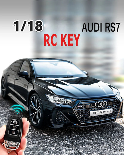 Simulation 1:18 AUDI RS7 Sportback Alloy Car Model Children Toy Vehicle Collectibles Miniature Voiture Home Decor Birthday Gift