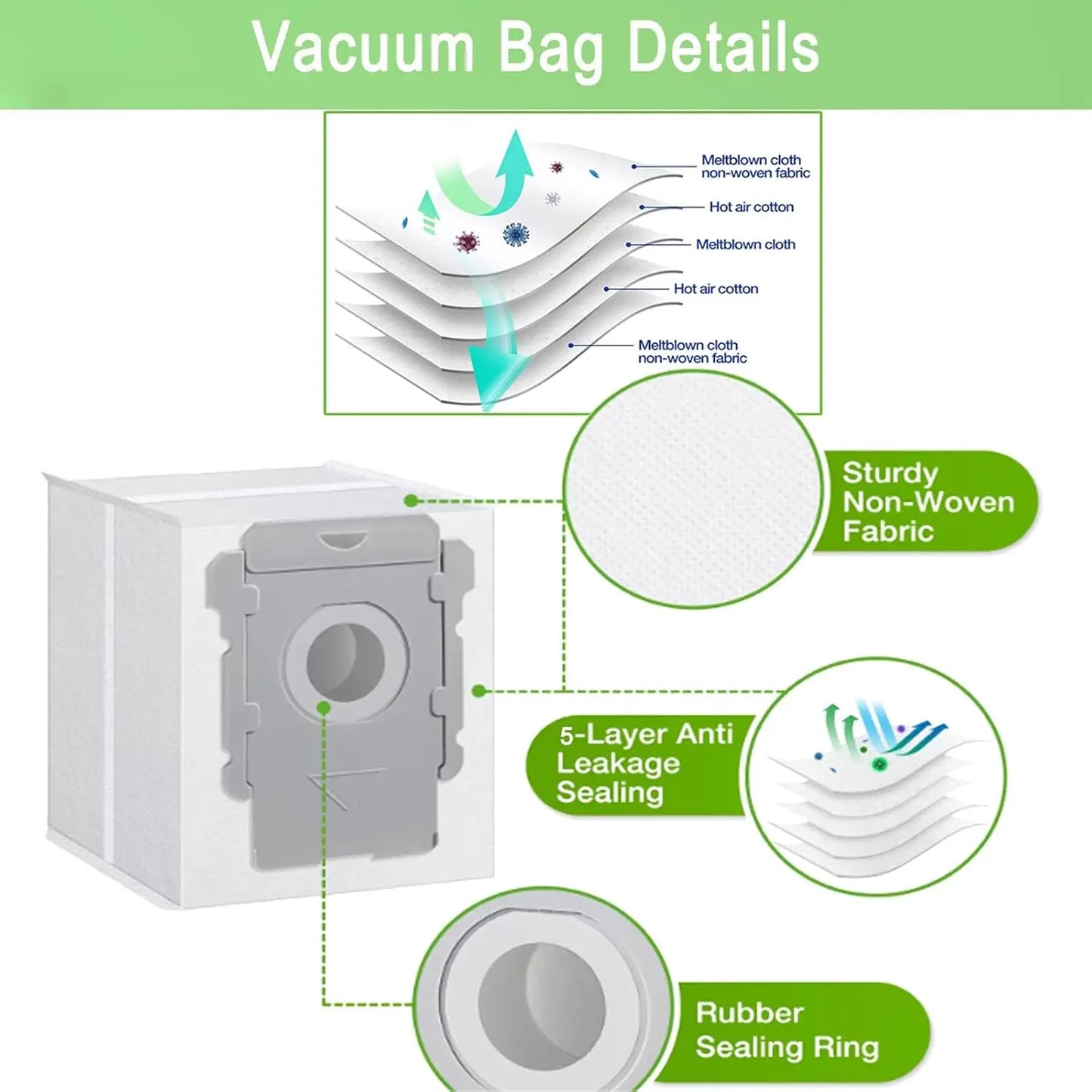 E5 E6 E7 Filter Dust Bag For irobot roomba i2 i3 i3+ i4 i4+ i6 i6+ i7 i7+ i7 Plus i8+ Replacement Main Side Brush Vacuum cleaner