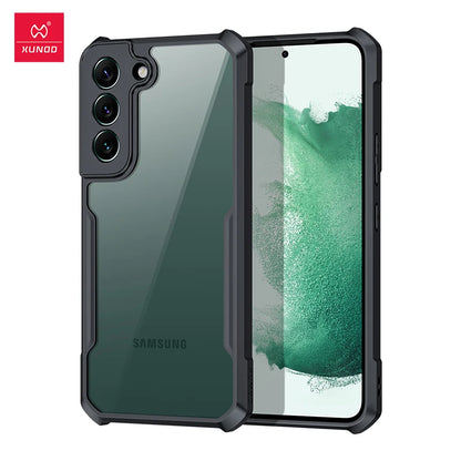 Xundd For Samsung Galaxy S24 S25 S26 Ultra Case For S25 S23 Plus S21 Ultra FE Airbag Shockproof Shell PC&TPU Back Clear Cover