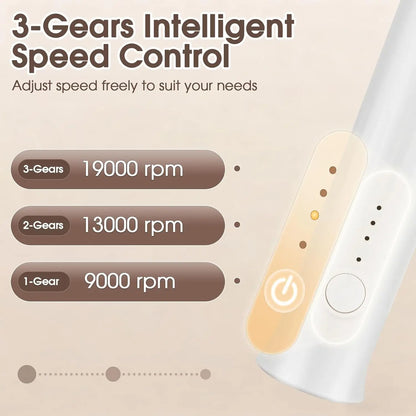 Electric Milk Frother 2 In 1 Rechargeable  Blender Stainless Steel 3 Speeds Coffee Mixer Egg Beater Handheld Foam Maker Tools