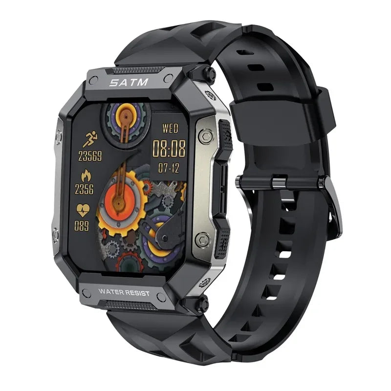BWSMRIG New Men Smart Watch IP68 Waterproof Bluetooth call  Heart Rate Sleep Monitoring Sport Fitness Smartwatch for Android IOS