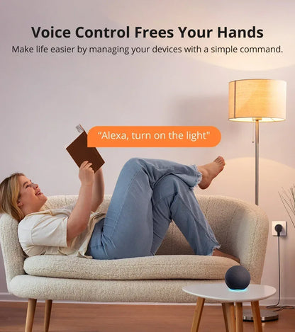 SONOFF S60 EU SONOFF Wifi Socket Wifi Smart Socket Overload Protection Timer Smart Scene Remote Control Via EWeLink Home IFTTT