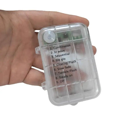 1 Set 3 Sections AA Battery Holder 3V No.5 Waterproof And Dustproof Battery Cartridge With Timing Function