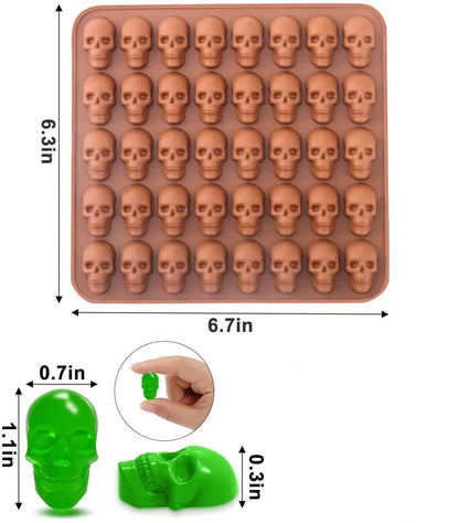 3D Skull Baking Cake Mold for Halloween ,Ice mold,Food Grade Silicone DIY Large Skull Cake Pan,Halloween Decor Birthday Party