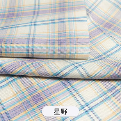 Plaid Fabric By The Meter for Japanese Jk Uniform Skirts Clothing Hair Band Clothes Pillowcases DIY Sewing Textile Anti Wrinkle