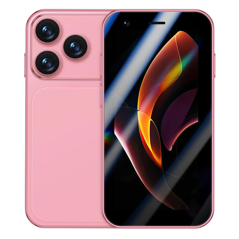 ONEMYTH A17 Mini 3G Phone 2GB/16GB, WhatsApp GPS WiFi, Face Unlock Small Smartphone for Children/Elderly, Lightweight & Portable
