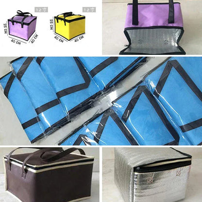 High-capacity Non-Woven Thermal Lunch Bag Insulation Food Package Portable Camping Picnic Pack Bags Cooler Drink Carrier