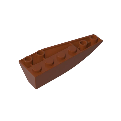 Gobricks 10PCS 41765 Bricks Wedge Curved Inverted 6 x 2 Parts Left Compatible MOC Building Block Adult Kids DIY Education Model