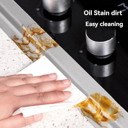 5-20m Kitchen Aluminum Foil Tape Waterproof Heat Resistant Heavy Duty 3/5cm Width Self Adhesive Seal Tape for Stove Gap Repair