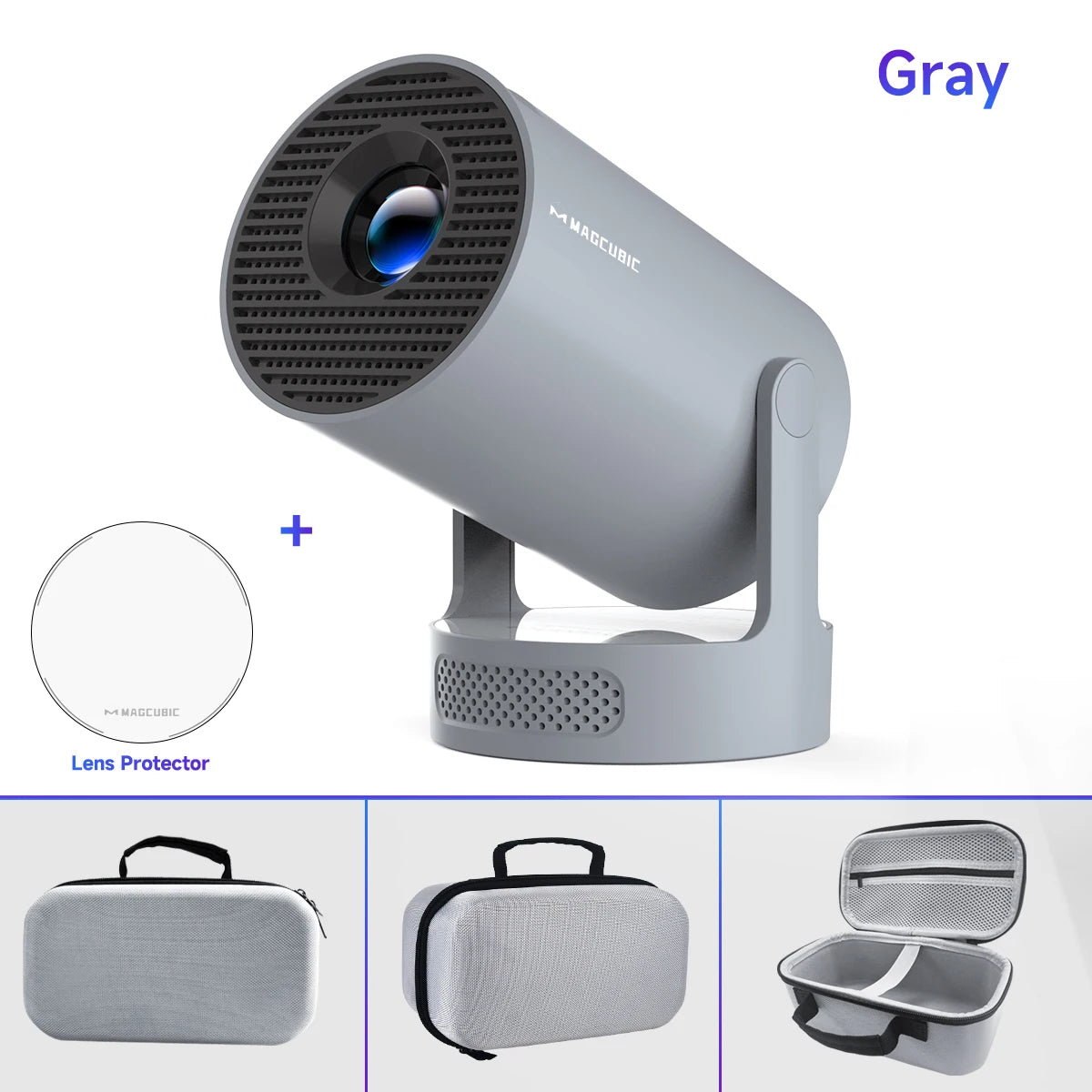 Magcubic HY300 Pro + Projector 8K 720P With 5W Speaker Android 14 8000 Lumens WiFi 6 BT5.4 Outdoor Video Home Theater Projector