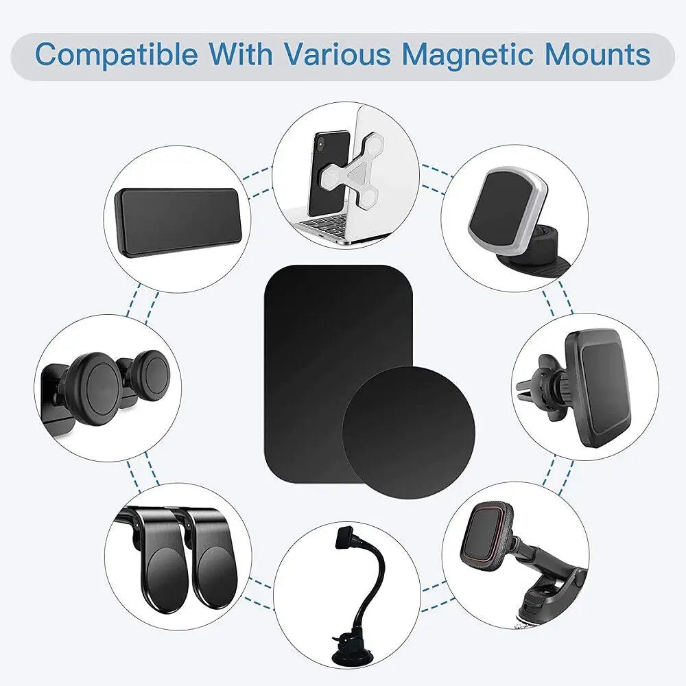 5/10Pcs Metal Plate For Magnetic Car Phone Holder Universal Iron Sheet Sticker Stand Strong Adhesive Magnet phone Holder Mount