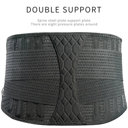 1PC GOUNOD Double Full Back Lumbar Support Belt Waist Orthopedic Corset Spine Decompression Waist Trainer Back Pain Relief