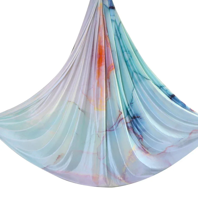 2024 New Aerial Yoga hammock Fabric Flying Pilates Yoga Swing Silk Aerial Anti-Gravity Traction Device Fitness Yoga Home Gym
