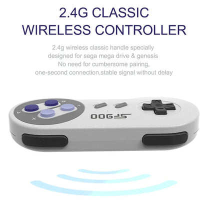 SF900 Video Game Console For Super Nintendo SNES NES Built in 4700 Game Stick TV Player with 2 Wireless Game Controller Gamepad