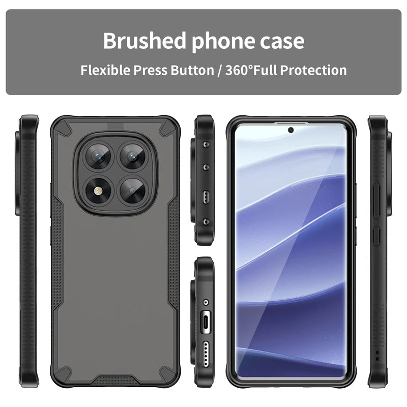 Hybrid Rugged Protective Cover For Xiaomi Redmi Note 15 Pro 5G Note 15 Pro+ Plus Case Shockproof Coque Fundas Capa