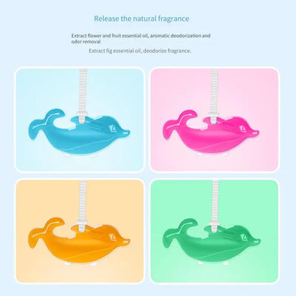 Toilet Hanging Dolphin Gel Fragrant Fresh Air Lasting Fragrance Deodorization Odor Removal Toilet Cleaning Gel Toilet Cleaning