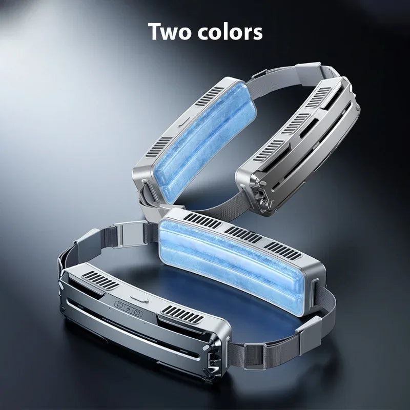 Wearable Waist Fan Belt Fan With PCM Cooling Strip 5000mAh Rechargeable Personal Fan 3 Speeds Large Air Volume Hands-Free
