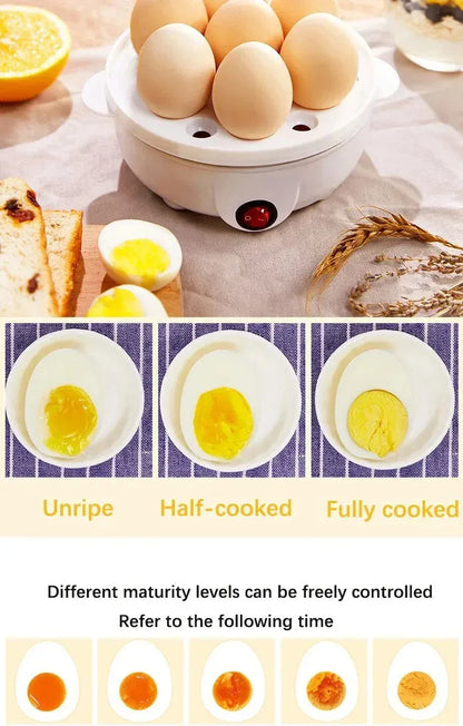 Egg Cooker Multifunctional Electric Egg Boiler Double Layers Egg Cooker Mini Steamer Poacher Kitchen Cooking Breakfast Machine