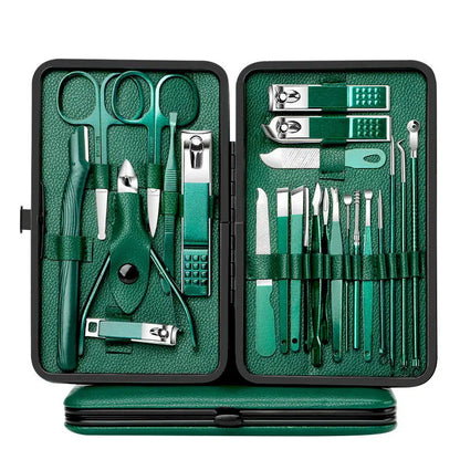 7/13/24pcs Manicure Tool Set, Cuticle Nippers And Cutter Kit, Professional Nail Clippers Pedicure Kit, Nail Art Tools