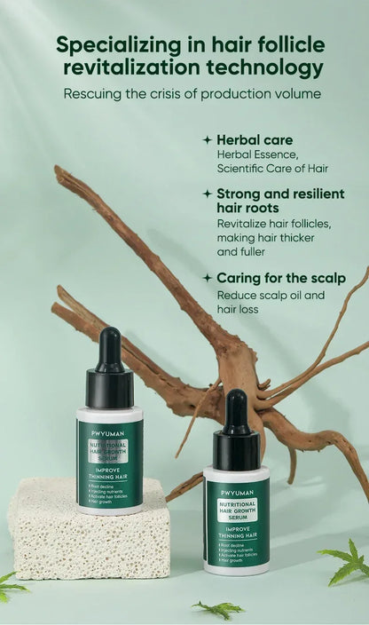 7 Days Ginger Hair Growth Serum Fast Promote Hair Regrowth Products Anti Hair Loss Repair Scalp Baldness Nourish Hair Root Care
