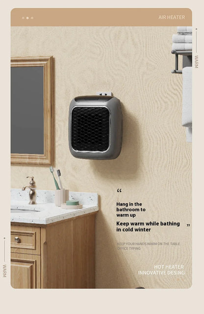 Electric Heater Home Appliance Heating Furnace Portable Heater Plug-in Room Heater Mini Radiator Remote Heating 500W