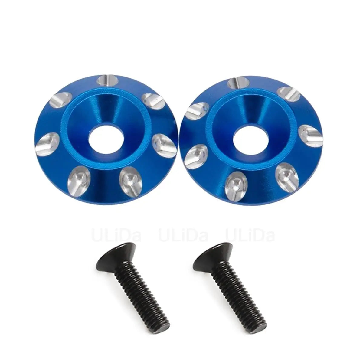 New Aluminum Tail Wing Gasket M3 Countersunk Screws Washers for 1/8 1/10 Scale Off Road Buggy Monster Truck Crawler RC Dift Cars