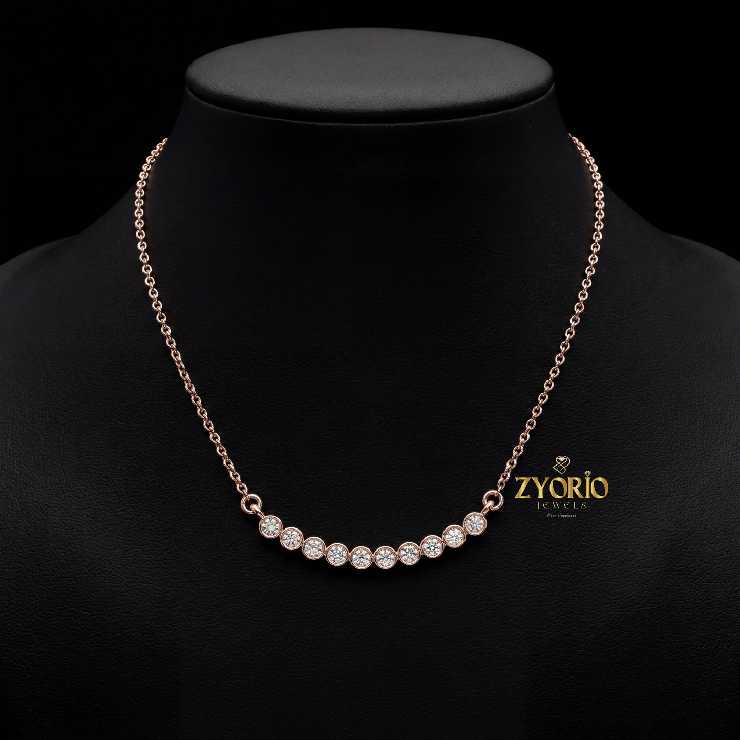 Classic 925 Sterling Silver Diamond Necklace Luxury Fashion Jewelry For Women Wedding Party Gift