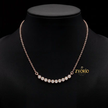 Classic 925 Sterling Silver Diamond Necklace Luxury Fashion Jewelry For Women Wedding Party Gift