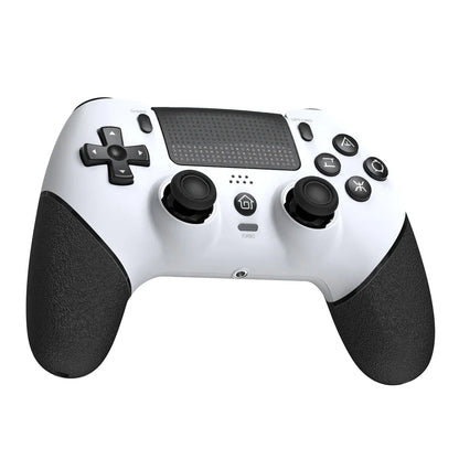 Wireless Gaming Controller 6 Axis Gyro Bluetooth Console Controller Macros Turbo Dual Vibration Hall Effect Joystick for PS4