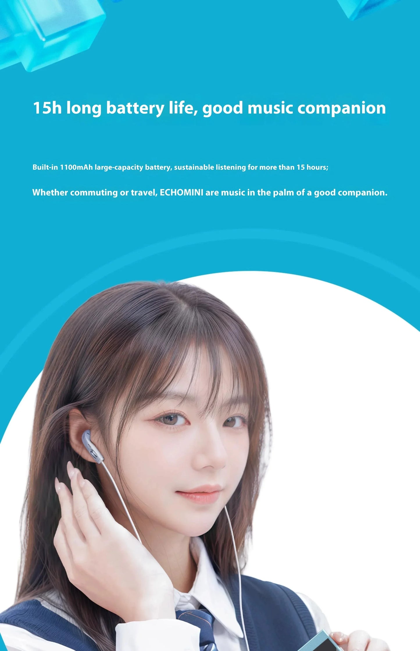 NEW Fiio Snowsky Echo Min Mp3 Walkman Pure Music Wireless Bluetooth Mp3 Lightweight Multi Format Playback Music noise reduction