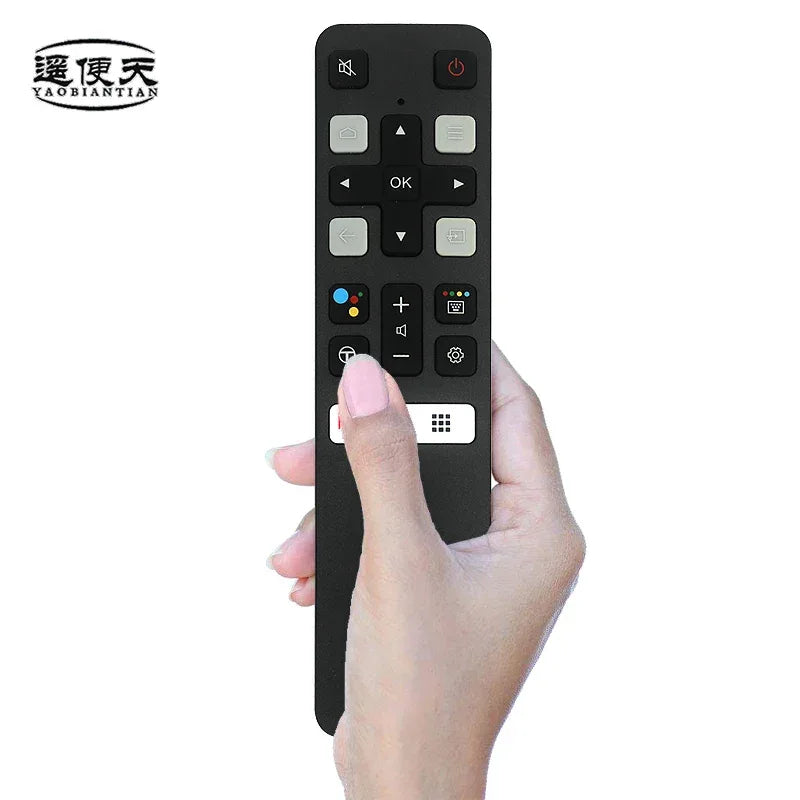 RC802V FNR1/FUR7 Voice Remote for TCL Smart TVs 43/49P30FS,55EP680，32S30，50p616， 43/55C715, 55/65P8S,43P30FS 50/55/65P8, 75EP660