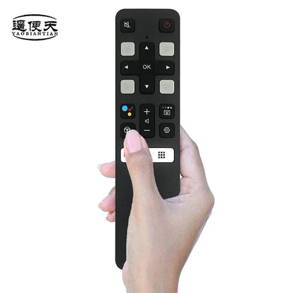 RC802V FNR1/FUR7 Voice Remote for TCL Smart TVs 43/49P30FS,55EP680，32S30，50p616， 43/55C715, 55/65P8S,43P30FS 50/55/65P8, 75EP660