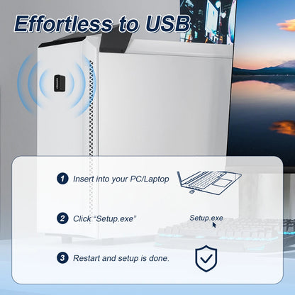 COMFAST WiFi 6 Wi-Fi Adapter Mini AX600 Network Card USB WIFI Dongle 2.4GHz Cle Wi-Fi Lan Adapter Driver Free 600M WIFI Receiver