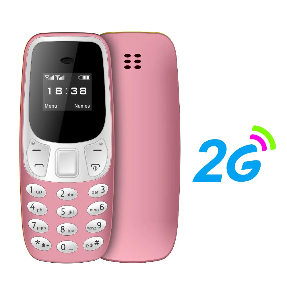 SERVO BM10 Mini Mobile Phone 2G GSM/4G LTE Speed Dial Call Recording MP3 Player Blacklist Dual SIM Standby Smallest Cellphones