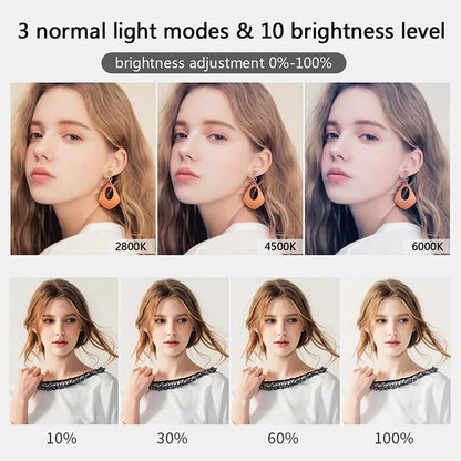 26/33cm LED Selfie Ring Lighting Photographic 12 Inch Led Lamp USB Remote Fill light For Phone Vlog Video Live with Phone Holder