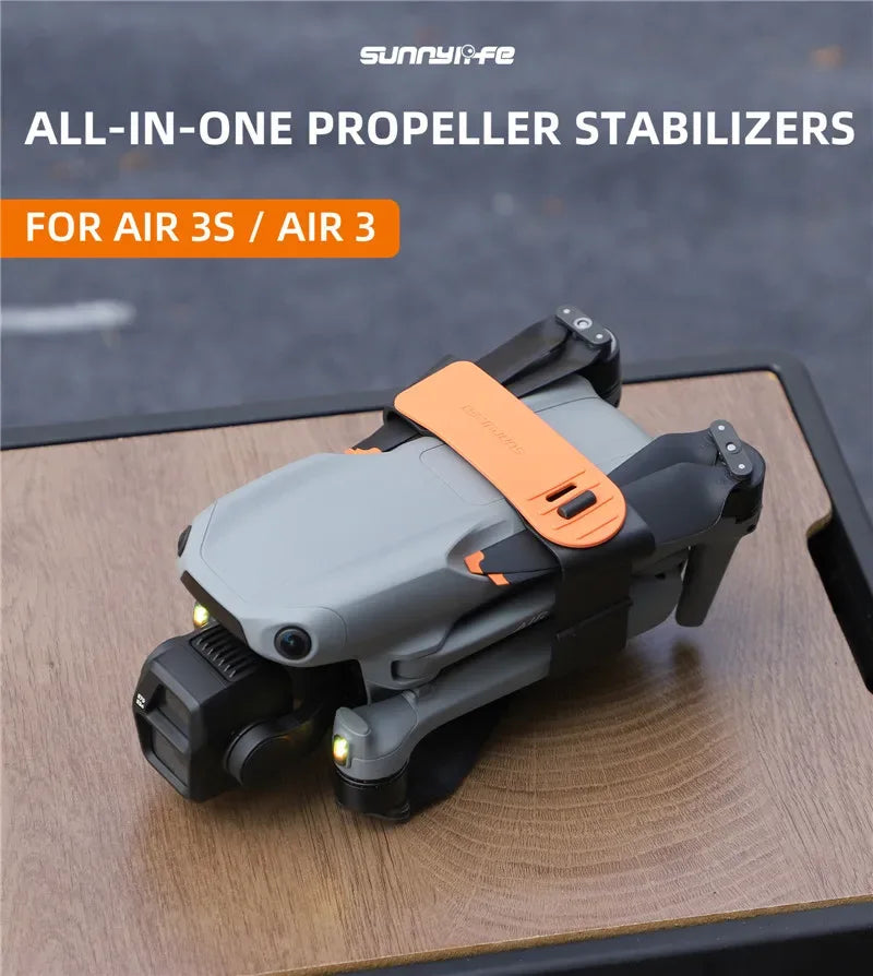 Propeller Holder for DJI Air 3/Air 3S Drone Propellers Stabilizer Prop Blades Protector Wing Fixed Quick Release Accessory