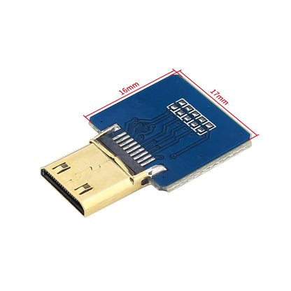 HDMI-Compatible Connector Flex Flat Cable for Raspberry Pi 4 Micro Mini HDMI-Compatible 20pin FFC 10 20 50cmRibbon FPV Orange Pi