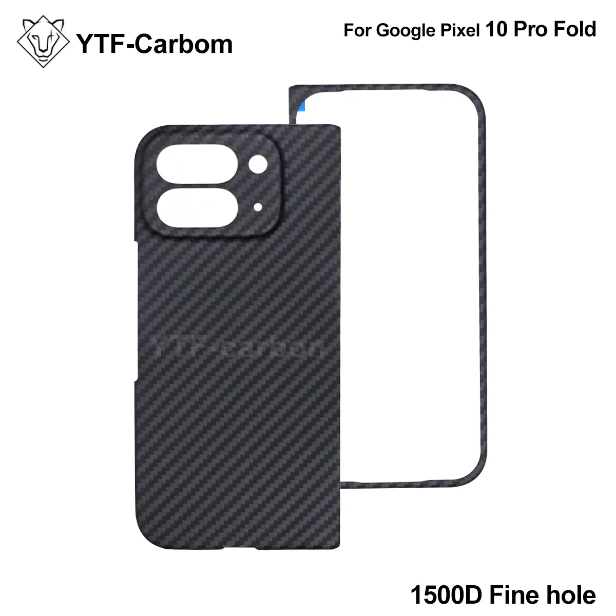 YTF-Carbon new style for Google Pixel 10 Pro fold Kevlar carbon fiber hinge protection cover ultrathin 10 Pro fold phone case