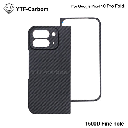YTF-Carbon new style for Google Pixel 10 Pro fold Kevlar carbon fiber hinge protection cover ultrathin 10 Pro fold phone case