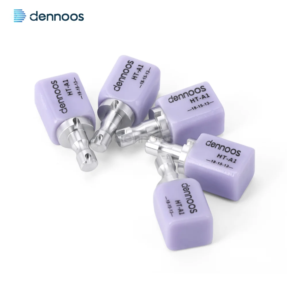 10PCS Lodden Dennoos Dental Lithium Disilicate C14 Glass Ceramic Blocks Cubes LT/MT/MO/HT for CADCAM Sirona Cerec Milling System