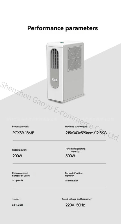 New Ductless Portable Air Conditioner for Kitchen & Room Cooling, No Installation Needed, Fast Cooling Mobile AC Unit